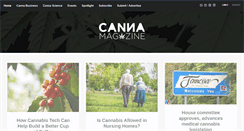 Desktop Screenshot of cannamagazine.com