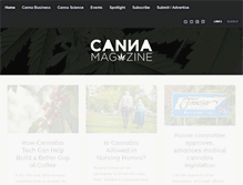 Tablet Screenshot of cannamagazine.com